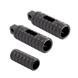 PartzBiz HD 400-040 - Arlen Ness SpeedLiner Shift Peg Kit Black Knurled CNC Billet Aluminum Harley PartzBiz HD 400-040 - Arlen Ness SpeedLiner Shift Peg Kit Black Knurled CNC Billet Aluminum Harley