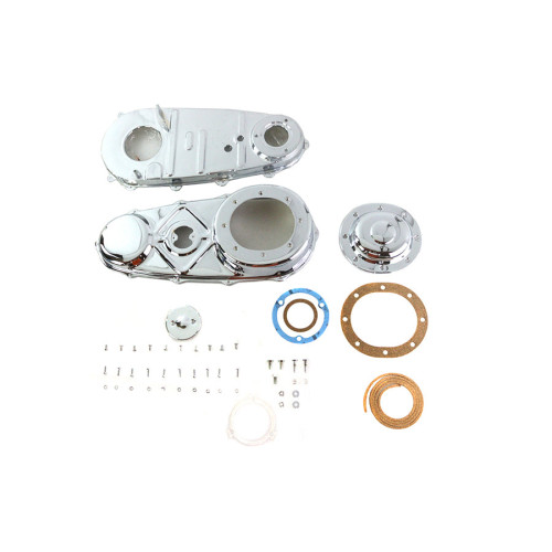 PartzBiz HD: 3452940-Replica Outer Primary Cover Chrome Kit Gasket Derby 1955-1964 Harley Panhead FL PartzBiz HD: 3452940-Replica Outer Primary Cover Chrome Kit Gasket Derby 1955-1964 Harley Panhead FL
