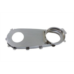 PartzBiz HD 42-0617 - ฝาครอบหลักด้านในโครเมียมเหล็ก Harley Panhead Shovelhead Evo Alternator Type