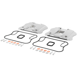 PartzBiz HD 43-0151 - Motorshop Chrome Top Rocker Box Cover Kit 7-3/4” Harley Sportster XL 86-03 PartzBiz HD 43-0151 - Motorshop Chrome Top Rocker Box Cover Kit 7-3/4” Harley Sportster XL 86-03