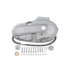 PartzBiz HD 43-0237 - ชุดฝาครอบหลักจำลอง Chrome พร้อมปะเก็น Harley Ironhead Sportster 1971-1976