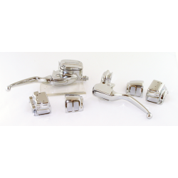 PartzBiz HD 44748 - HANDLEBAR CONTROL KIT TOURING 2007/2013 WITH RADIO & CRUISE CONTROL - CHROME