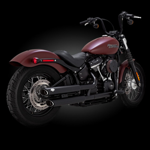 PartzBiz HD: 3480932-Vance & Hines Black PCX Twin Slash 3” Slip-On Mufflers 2018+ Harley Softail PartzBiz HD: 3480932-Vance & Hines Black PCX Twin Slash 3” Slip-On Mufflers 2018+ Harley Softail
