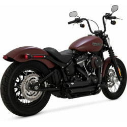 PartzBiz HD 47233 - Vance & Hines Black Shortshots Staggered Exhaust Pipes 2018 Harley Softail PartzBiz HD 47233 - Vance & Hines Black Shortshots Staggered Exhaust Pipes 2018 Harley Softail