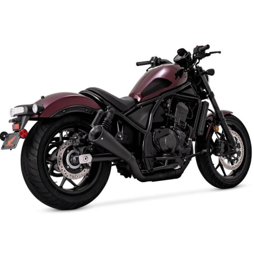 PartzBiz HD: 3481695-Vance & Hines Black Upsweep Slip-On Muffler Exhaust Pipe Honda Rebel 1100 21-21