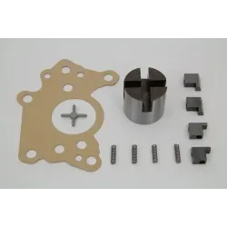 PartzBiz HD 49-0094 - วาล์วด้านข้าง Flathead Oil Feed Pump อัพเกรดการแปลง 4 Four Vane System Harley