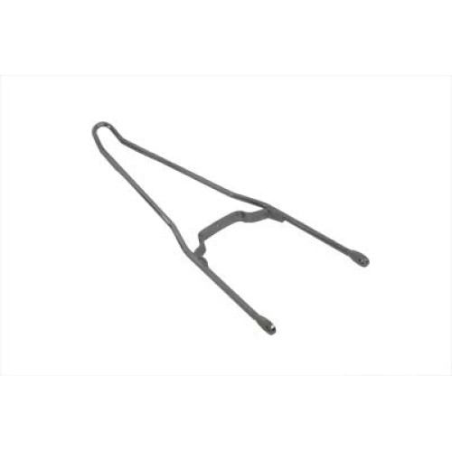 PartzBiz HD: 3446044-Chrome Round 33” Tall Sissy Bar Harley Chopper Bobber Rigid 6” Rear Flat Fender