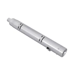 PartzBiz HD 500-0502 - Rinehart 4‚” ท่อไอเสียทรงสลิปออนโครเมียม ปลายสีดำ Indian Touring 14+