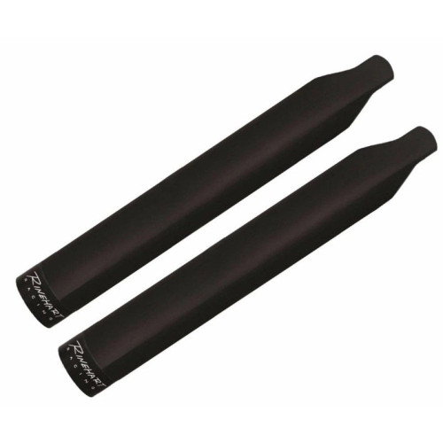PartzBiz HD: 3453003-Rinehart 4” Black Slip-On Muffler Exhaust Pipes Indian Cruiser Black 14+ Touring PartzBiz HD: 3453003-Rinehart 4” Black Slip-On Muffler Exhaust Pipes Indian Cruiser Black 14+ Touring