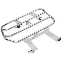 PartzBiz HD 502-2512 - Cobra Solo Seat Rear Detachable Luggage Rack Chrome Hardware Indian Chief 2022 PartzBiz HD 502-2512 - Cobra Solo Seat Rear Detachable Luggage Rack Chrome Hardware Indian Chief 2022