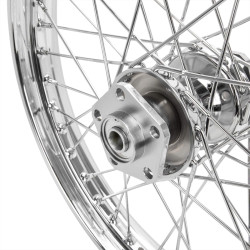 PartzBiz HD 51636 - Chrome 21x2.15 40 Spoke ล้อหน้า DD Harley Big Twin FL 1973-1984
