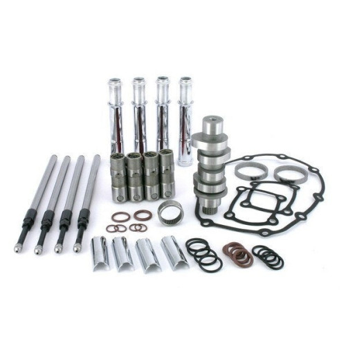 PartzBiz HD: 3462388-Zippers Red Shift 548 Cam M8 Kit Package Black Pushrods Harley Touring Softail