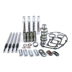 PartzBiz HD 517-333 - ซิปสีแดง Shift 552 Cam M8 ชุด Chrome Pushrods Harley Touring Softail PartzBiz HD 517-333 - ซิปสีแดง Shift 552 Cam M8 ชุด Chrome Pushrods Harley Touring Softail