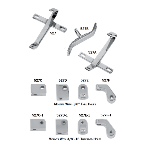 PartzBiz HD: 3441295-Chrome Dual Headlight Mount Springer Chopper Harley Paughco Ironhead XS650 XL