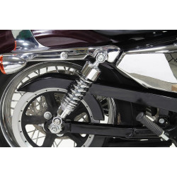 PartzBiz HD 54-0191 - Chrome 10.5‚” Slammer โช้คหลัง Harley 2006-2020 Sportster 883 1200 XL