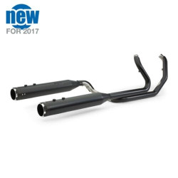 PartzBiz HD 550-0700A - S&S Black Thruster El Dorado MK45 ท่อไอเสียท่อไอเสีย Harley 17-18 Touring