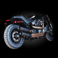PartzBiz HD 550-0734 - S&S Grand National Black Slip On ท่อไอเสีย 18-20 Harley Softail Fat Bob PartzBiz HD 550-0734 - S&S Grand National Black Slip On ท่อไอเสีย 18-20 Harley Softail Fat Bob