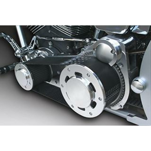 PartzBiz HD: 3452581-Polished Ultima 3.35” Inch Street Open Belt Drive Primary 90-06 Harley Softail