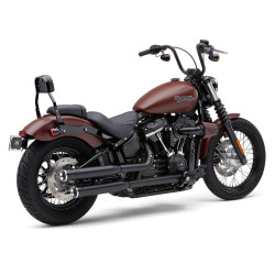 PartzBiz HD 6057B - Cobra 3‚” RPT ท่อไอเสีย Slip-On สีดำ 18-20 Harley Softail M8 6057B