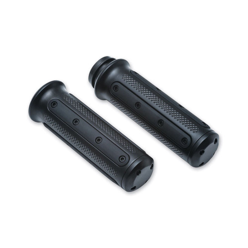 PartzBiz HD: 3450141-Kuryakyn Black Heavy Industry Grips Electronic Throttle Fly Wire Harley Touring
