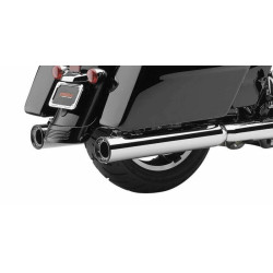 PartzBiz HD 6263 - Cobra 4‚” RPT Slip-On Chrome Mufflers ท่อไอเสีย Harley Touring Bagger 17+ M8