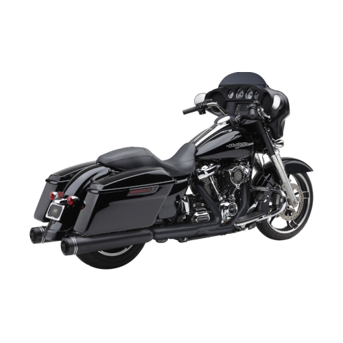 PartzBiz HD: 3480066-Cobra Neighbor Hater Black 4.5 Upper Cut Slip On Mufflers Exhaust Harley Touring PartzBiz HD: 3480066-Cobra Neighbor Hater Black 4.5 Upper Cut Slip On Mufflers Exhaust Harley Touring