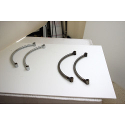 PartzBiz HD 641902 - CCI Lucky Sucker Chrome Mounting Strut สำหรับ 7.25 Wide Rigid Fender Harley Softail