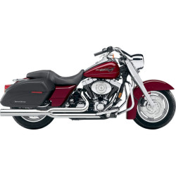 PartzBiz HD 6430 - Chrome Cobra PowerPro HP 2-in-1 หัวท่อไอเสียเต็ม Harley 95-06 Touring