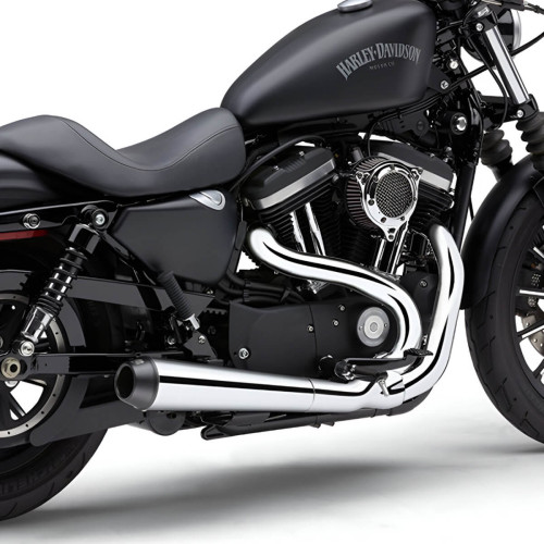 PartzBiz HD: 3446689-Cobra Chrome El Diablo 2 to 1 2-1 Exhaust Pipe Header 04-13 Harley Sportster XL PartzBiz HD: 3446689-Cobra Chrome El Diablo 2 to 1 2-1 Exhaust Pipe Header 04-13 Harley Sportster XL