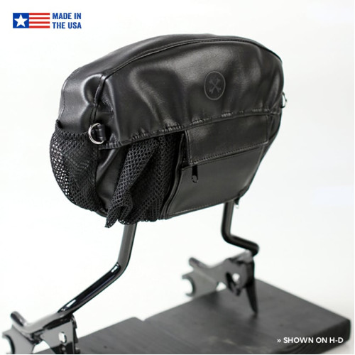 PartzBiz HD: 3469259-Bone Mountain Triple Threat Passenger Backrest Black Harley Metric Organizer PartzBiz HD: 3469259-Bone Mountain Triple Threat Passenger Backrest Black Harley Metric Organizer