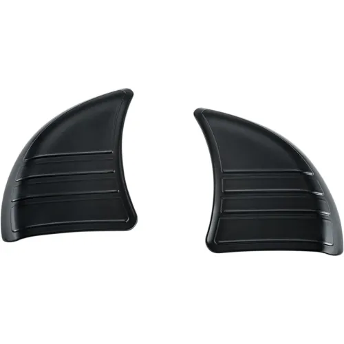 PartzBiz HD: 3455075-Kuryakyn Black Tri Line Inner Fairing Mirror Filler Covers Harley Touring 14-20