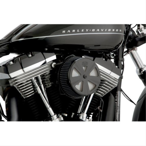 PartzBiz HD: 3459792-Vance & Hines Crown Black VO2 Air Intake Accessory Skullcap Cover Accent Harley PartzBiz HD: 3459792-Vance & Hines Crown Black VO2 Air Intake Accessory Skullcap Cover Accent Harley