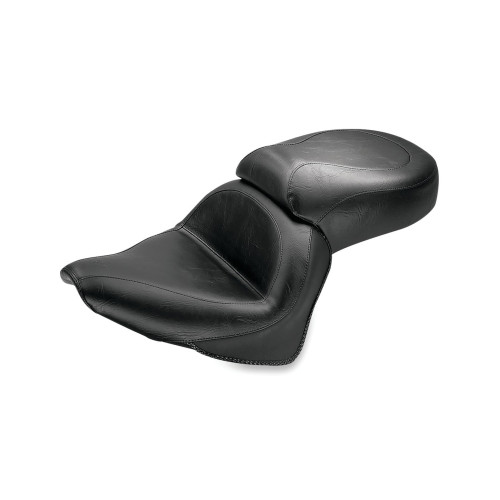 PartzBiz HD: 3458173-Mustang One-Piece Wide Touring Vintage Seat Black Honda VLX600 Shadow 1999-2008