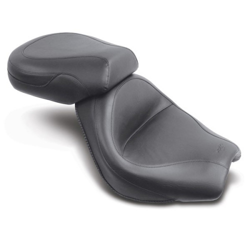 PartzBiz HD: 3455582-Mustang Two-Piece Vintage Wide Touring Black Honda Two-Up VTX1800 S&T 2002-2008 PartzBiz HD: 3455582-Mustang Two-Piece Vintage Wide Touring Black Honda Two-Up VTX1800 S&T 2002-2008