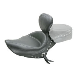 PartzBiz HD 76153 - Mustang Seat Wide Touring Studded Solo 2004-2017 Harley Sportster XL 76153