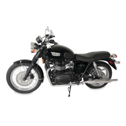 PartzBiz HD 76828 - Mustang One Piece Classic Black Tuck & Roll Seat Black Two Up Triumph 2001-2017