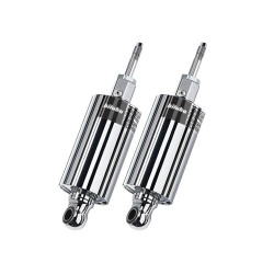 PartzBiz HD 783010 - Bitubo Rear Polished 9” Adjustable Shock Set Pair Kit Harley Softail 2000-2007