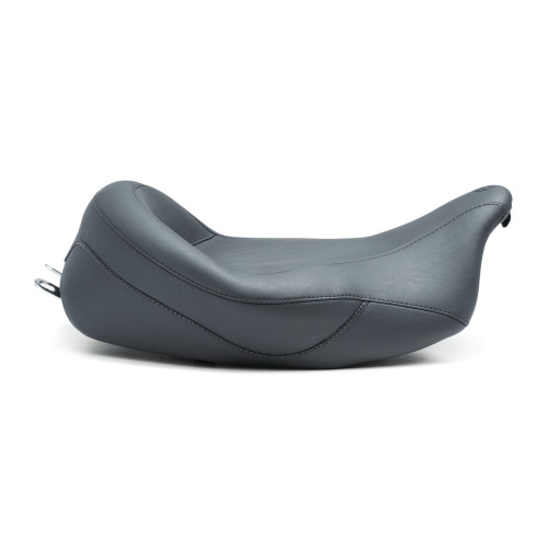 PartzBiz HD: 3458328-Mustang Vintage Super Solo Seat With Driver Backrest 2008-2018 Harley Touring PartzBiz HD: 3458328-Mustang Vintage Super Solo Seat With Driver Backrest 2008-2018 Harley Touring