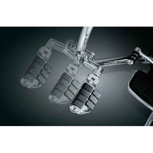 PartzBiz HD: 3455127-Kuryakyn Chrome Offset 1.25” Engine Guard Frame Mount Dually Iso Pegs Set Harley PartzBiz HD: 3455127-Kuryakyn Chrome Offset 1.25” Engine Guard Frame Mount Dually Iso Pegs Set Harley