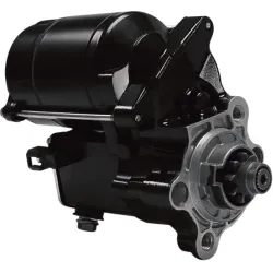PartzBiz HD 80-1009 - Drag Specialties สีดำ 1.4KW Starter อัพเกรด Harley 1981-2020 Sportster XL Nightster 48