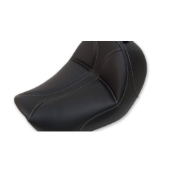 PartzBiz HD 806-04-0042 - Saddlemen Black Dominator Saddlehyde Gel Solo Seat Harley 2006-2017 Dyna FXD FLD
