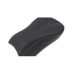 PartzBiz HD 806-04-0162 - Saddlemen Black Dominator Pillion Pad Passenger Seat Harley 06-2017 Dyna FXD FLD