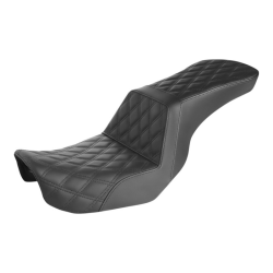 PartzBiz HD 806-04-195 - Saddlemen Tour Step-Up Seat Full Lattice Stitch Black 29” Harley Dyna 06-17 PartzBiz HD 806-04-195 - Saddlemen Tour Step-Up Seat Full Lattice Stitch Black 29” Harley Dyna 06-17