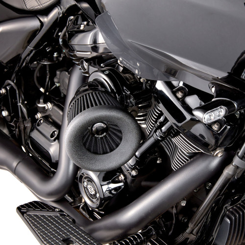 PartzBiz HD: 3484442-Arlen Ness Velocity 65€∞ ชุดกรองอากาศสีดำ Harley Touring Softail 17+