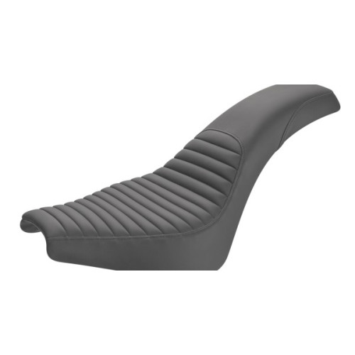 PartzBiz HD: 3472151-Saddlemen Black Profiler Tuck N Roll 2 Up Seat Harley Softail Street Bob FXST M8