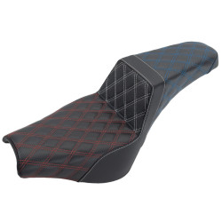 PartzBiz HD 818-30-175-USALS-GRIP-BLKCARBONF - Saddlemen USA Step 2 Up Lattice Stitch Seat 2018+ Harley Softail Street Bob FXST PartzBiz HD 818-30-175-USALS-GRIP-BLKCARBONF - Saddlemen USA Step 2 Up Lattice Stitch Seat 2018+ Harley Softail Street Bob FXST
