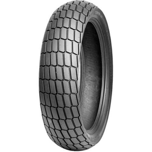 PartzBiz HD: 3463609-Shinko 267 Flat Track Front Rear Tire 120/70-17 58M Black Soft Drag Race Sport
