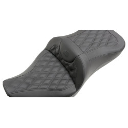 PartzBiz HD 897-06-182 - Saddlemen Lattice Stitch Road โซฟาที่นั่ง 97-2007 Harley Touring Bagger FLHR FLHX PartzBiz HD 897-06-182 - Saddlemen Lattice Stitch Road โซฟาที่นั่ง 97-2007 Harley Touring Bagger FLHR FLHX