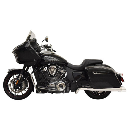 PartzBiz HD: 3476002-Bassani Chrome Performance True Dual Exhaust Pipes System Indian Challenger 2020