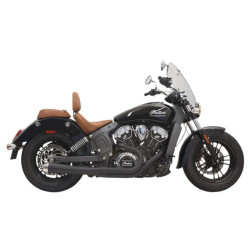 PartzBiz HD 8S12JB - Bassani Road Rage Black 2 into 1 2-1 Exhaust Header Pipe Indian Scout 2015-2018 PartzBiz HD 8S12JB - Bassani Road Rage Black 2 into 1 2-1 Exhaust Header Pipe Indian Scout 2015-2018